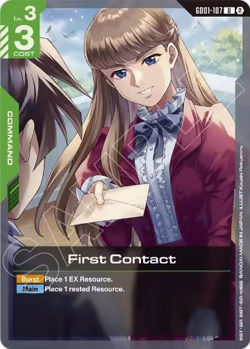 First Contact (GD01-107), Deck Build Box Freedom Ascension — Gundam card price