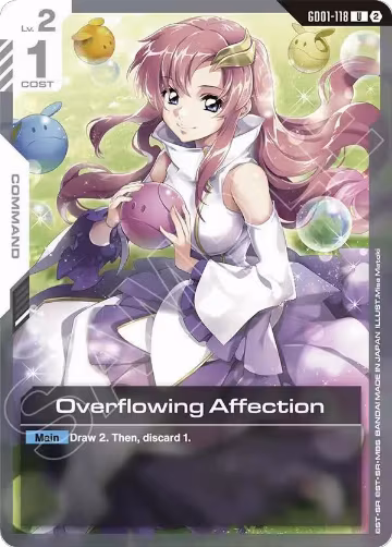 Overflowing Affection (GD01-118) — card price