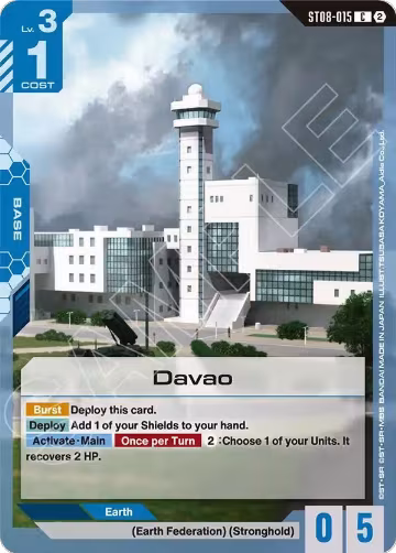 Davao (ST08-015), Deck Build Box Freedom Ascension — Gundam card price