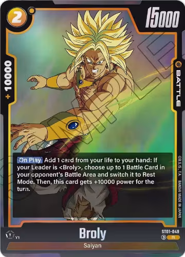 Broly - ST01-049 (ST01-049), Story Booster 01 — DB Fusion card price