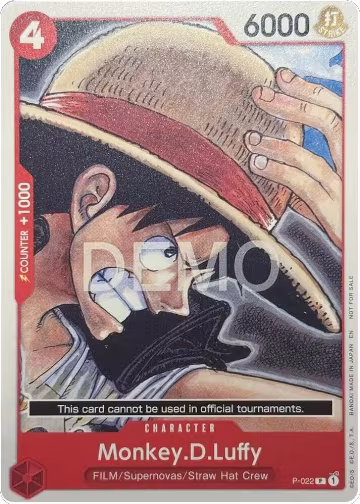Monkey.D.Luffy - P-022 (P-022) — card price