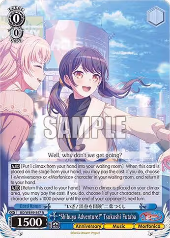 "Shibuya Adventure!" Tsukushi Futaba (BD/WE49-E47), BanG Dream! 10th Anniversary! Premium Booster — Weiß Schwarz card price