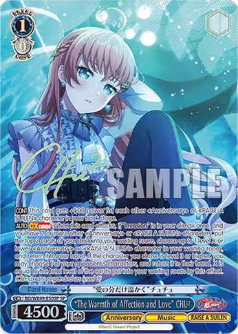 "The Warmth of Affection and Love" CHU (SP) (BD/WE49-E50SP), BanG Dream! 10th Anniversary! Premium Booster — Weiß Schwarz card price