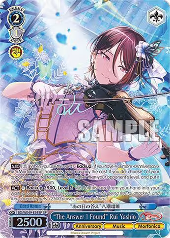 "The Answer I Found" Rui Yashio (SP) (BD/WE49-E54SP), BanG Dream! 10th Anniversary! Premium Booster — Weiß Schwarz card price