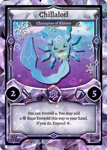 Chillalotl - Champion of Khione (TP5-14), Organized Play Series 5 — Elestrals card price