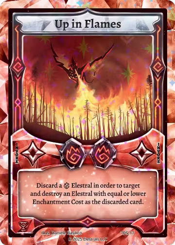 Up in Flames (TP5-17), Organized Play Series 5 — Elestrals card price