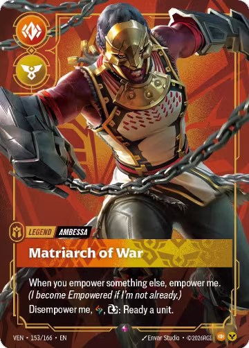 Ambessa, Matriarch of War (153/166), Vendetta — Riftbound card price