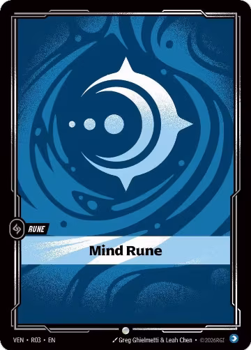 Mind Rune (R03), Vendetta — Riftbound card price