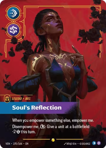 Mel, Soul's Reflection (Overnumbered) (195/166), Vendetta — Riftbound card price