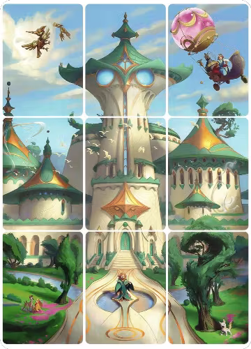 Archazia's Island Puzzle Insert (Set of 9) (Version 1 of 2), Archazia's Island — Lorcana card price