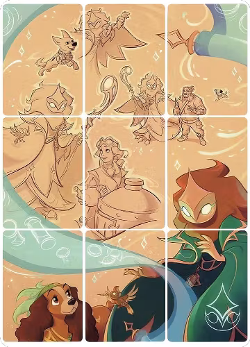 Archazia's Island Puzzle Insert (Set of 9) (Version 2 of 2), Archazia's Island — Lorcana card price