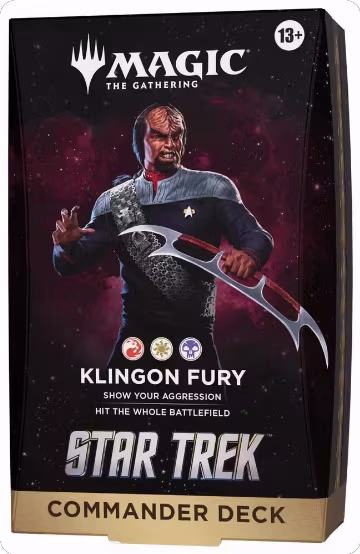 Star Trek Commander Deck - Klingon Fury, Commander: Star Trek — Magic sealed product price