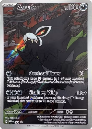 Zarude - 088 (088), Mega Evolution Promo — Pokémon card price