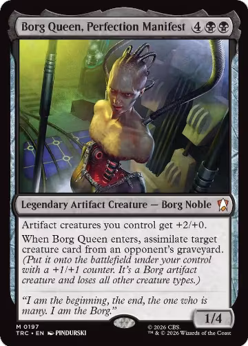 Borg Queen, Perfection Manifest (197), Commander: Star Trek — Magic card price