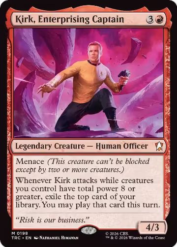 Kirk, Enterprising Captain (198), Commander: Star Trek — Magic card price