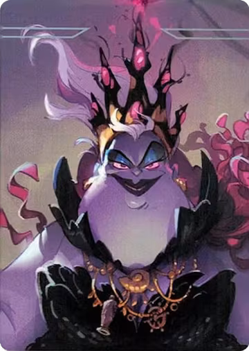Ursula - Sea Witch Queen Puzzle Insert (Top Middle), Ursula's Return — Lorcana card price