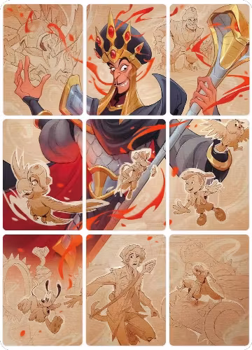 Reign of Jafar Puzzle Insert (Set of 9) (Version 2 of 2), Reign of Jafar — Lorcana card price