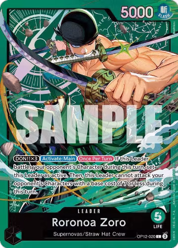 Roronoa Zoro (OP12-020) (OP12-020) — card price