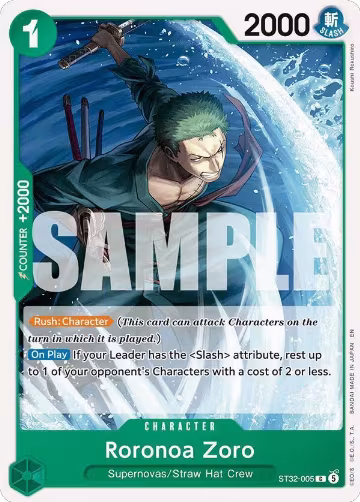 Roronoa Zoro (ST32-005) (ST32-005) — card price