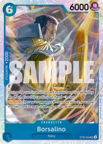 Borsalino (ST33-004), ST-33: Starter Deck 33 BLUE Kuzan — One Piece card price