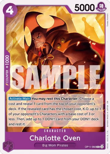 Charlotte Oven (OP11-066), ST-34: Starter Deck 34 PURPLE Charlotte Katakuri — One Piece card price