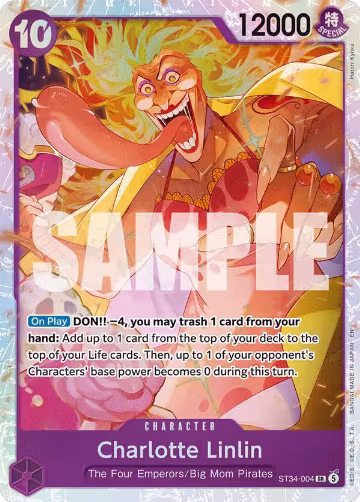 Charlotte Linlin (ST34-004) — card price