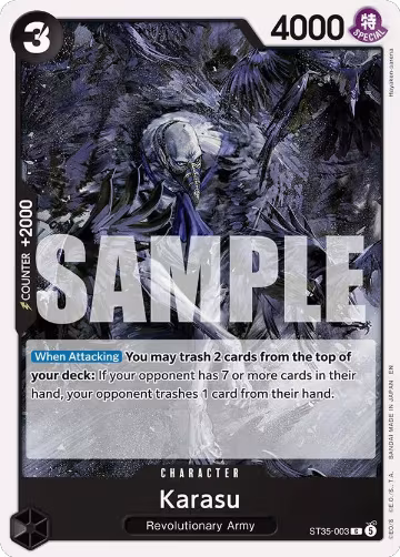 Karasu (ST35-003), ST-35: Starter Deck 35 RED/BLACK Sabo — One Piece card price