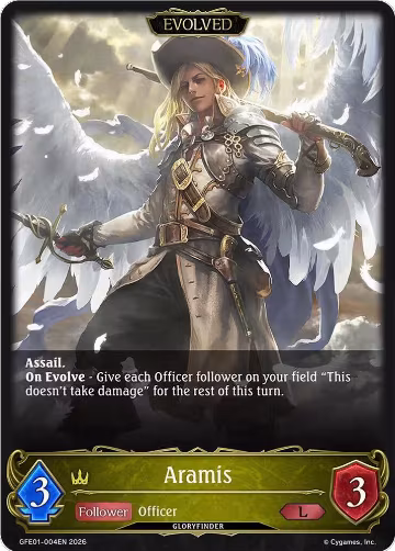 Aramis (Evolved) (GFE01-004EN), Gloryfinder Events — Shadowverse card price