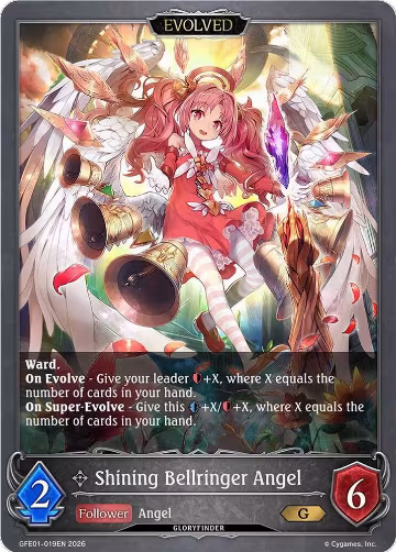 Shining Bellringer Angel (Evolved) (GFE01-019EN) — card price