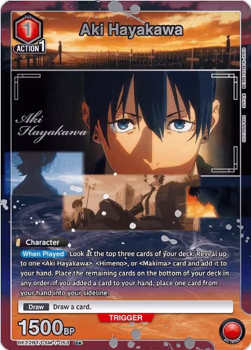 Aki Hayakawa (053) (U*) (UE22BT/CSM-1-053), CHAINSAW MAN — Union Arena card price