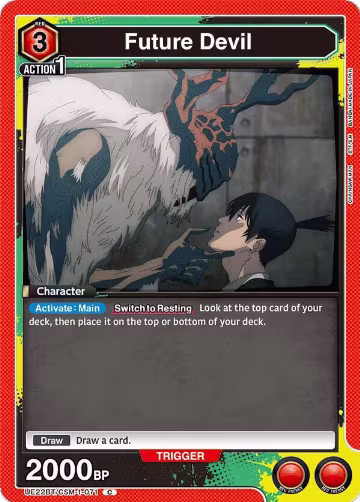 Future Devil (UE22BT/CSM-1-071), CHAINSAW MAN — Union Arena card price