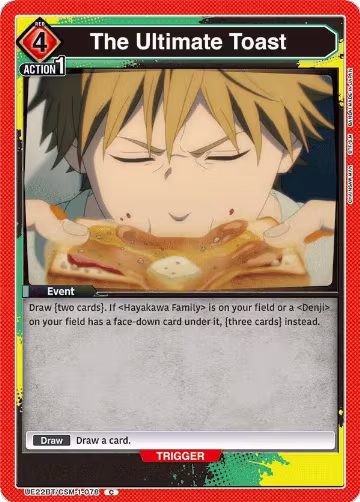 The Ultimate Toast (UE22BT/CSM-1-078), CHAINSAW MAN — Union Arena card price