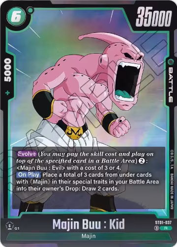 Majin Buu : Kid - ST01-037 (ST01-037), Story Booster 01 — DB Fusion card price