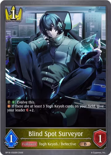 Blind Spot Surveyor (BP18-032EN), Neometropolis — Shadowverse card price