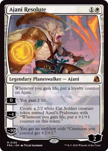 Ajani Resolute (195), Reality Fracture — Magic card price