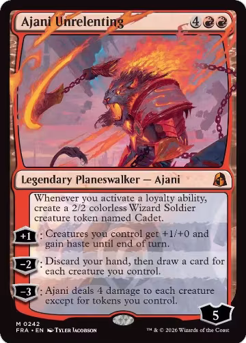Ajani Unrelenting (242), Reality Fracture — Magic card price