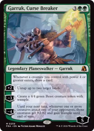 Garruk, Curse Breaker (259), Reality Fracture — Magic card price