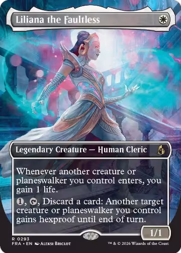 Liliana the Faultless (Borderless) (293), Reality Fracture — Magic card price