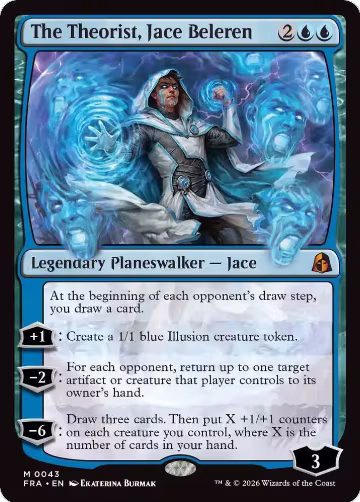 The Theorist, Jace Beleren (43), Reality Fracture — Magic card price