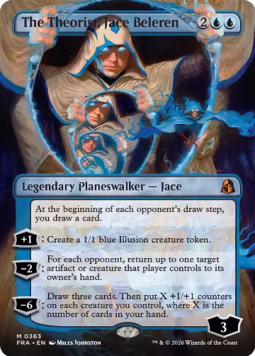 The Theorist, Jace Beleren (Borderless) (0363) (363), Reality Fracture — Magic card price