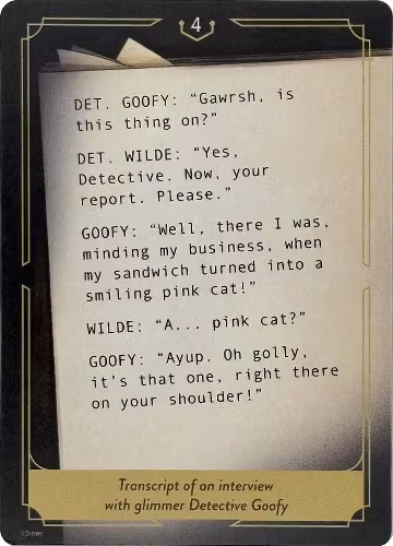 Whispers in the Well Case File Cards (4 of 18), Whispers in the Well — Lorcana card price