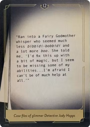 Whispers in the Well Case File Cards (12 of 18), Whispers in the Well — Lorcana card price