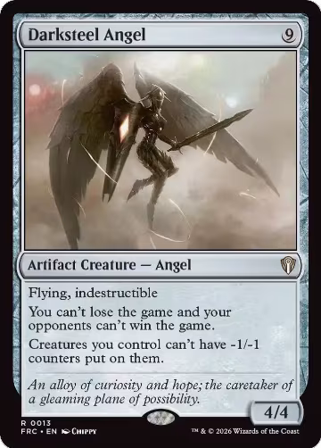 Darksteel Angel (13), Commander: Reality Fracture — Magic card price
