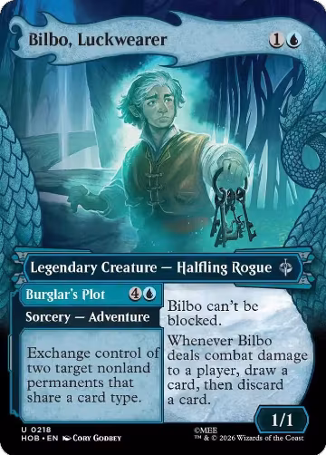Bilbo, Luckwearer (Showcase) (218), The Hobbit — Magic card price