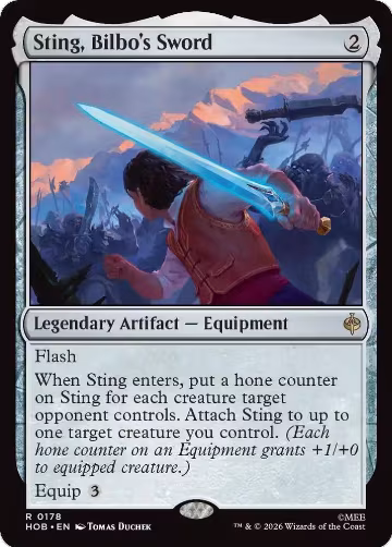Sting, Bilbo's Sword (178), The Hobbit — Magic card price