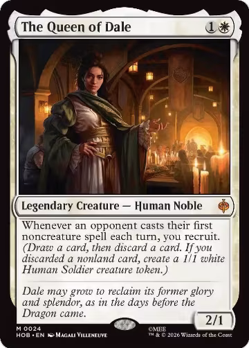 The Queen of Dale (24), The Hobbit — Magic card price