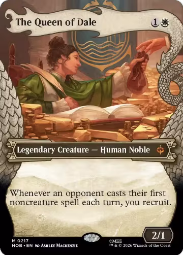 The Queen of Dale (Showcase) (217), The Hobbit — Magic card price