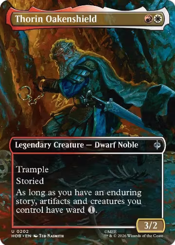 Thorin Oakenshield (Borderless) (202), The Hobbit — Magic card price