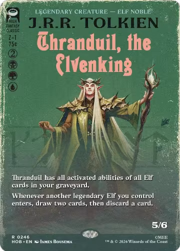 Thranduil, the Elvenking (Borderless) (246), The Hobbit — Magic card price