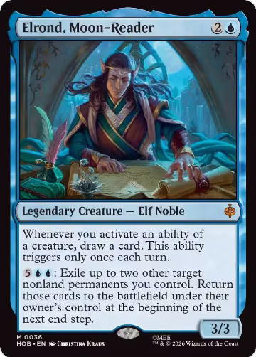 Elrond, Moon-Reader (36), The Hobbit — Magic card price